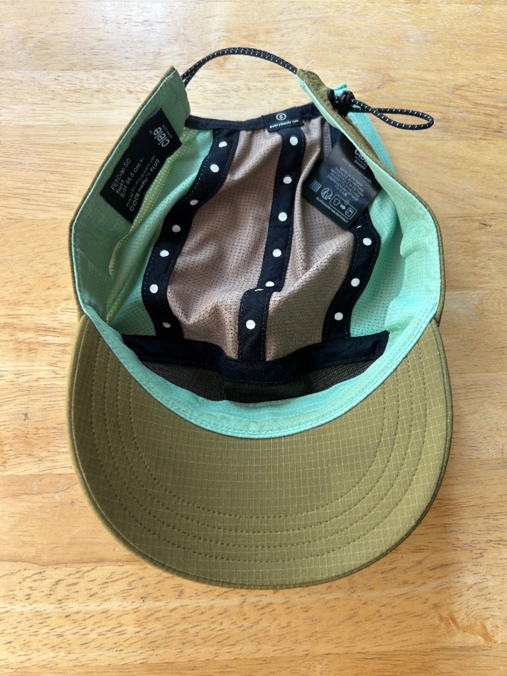 Green Ciele athletics run hat